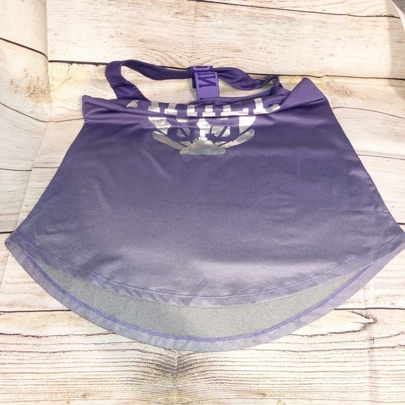 Disney The Little Mermaid Purple Ombre Ariel 89 Active Tank Top Size S - Picture 8 of 8